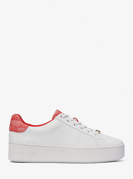 Zapatillas Poppy-glboutiquestore Poppy Platform Logo Rosa de Michael Kors
