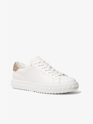 Michael Kors – Zapatilla Grove de piel con adornos