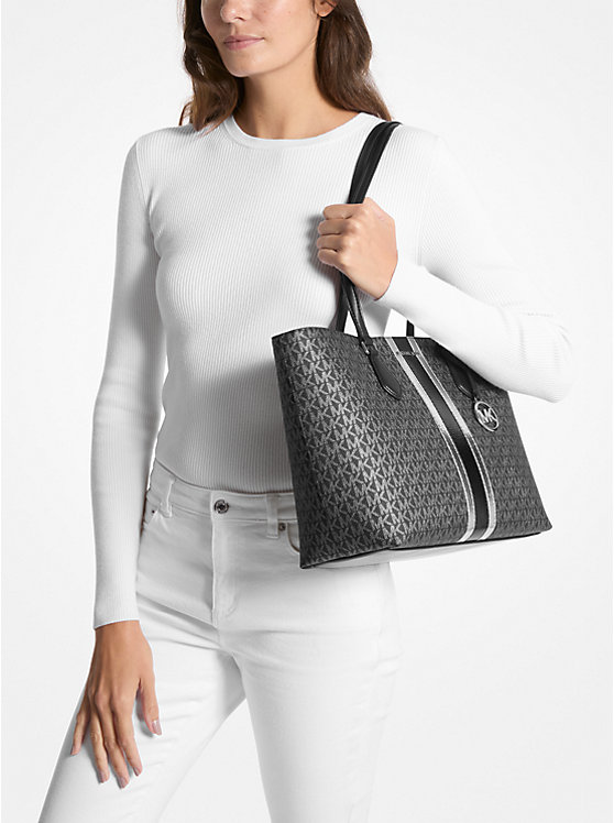 Bolso Michael Kors Sheila Large Tote con Logotipo y Detalles Metálicos