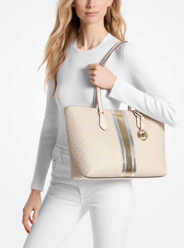 Michael Kors Outlet Bolso Sheila grande con logotipo metálico