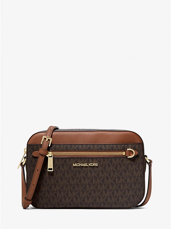 Bandolera Michael Kors Jet Set Grande con Logotipo