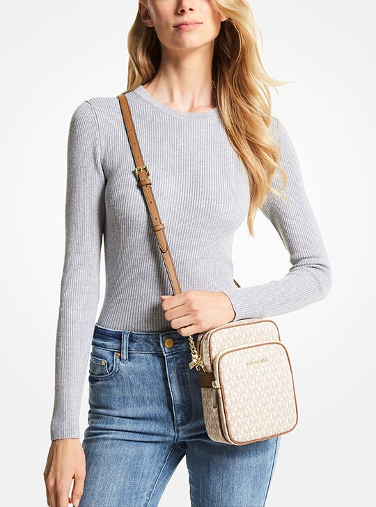 Bandolera Michael Kors Jet Set Travel Mediana con Logotipo